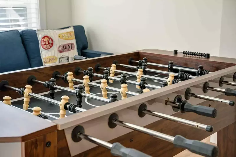 Find out who's the best foosball player in your family with a championship tournament.