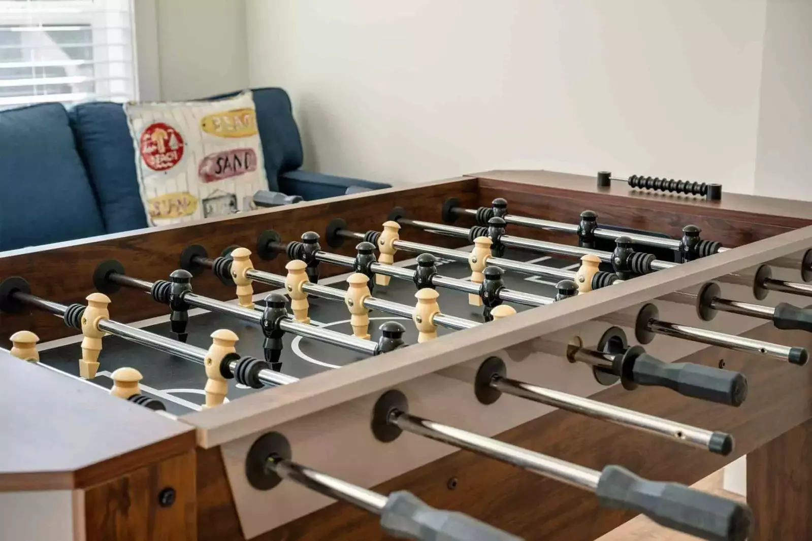 Find out who's the best foosball player in your family with a championship tournament.