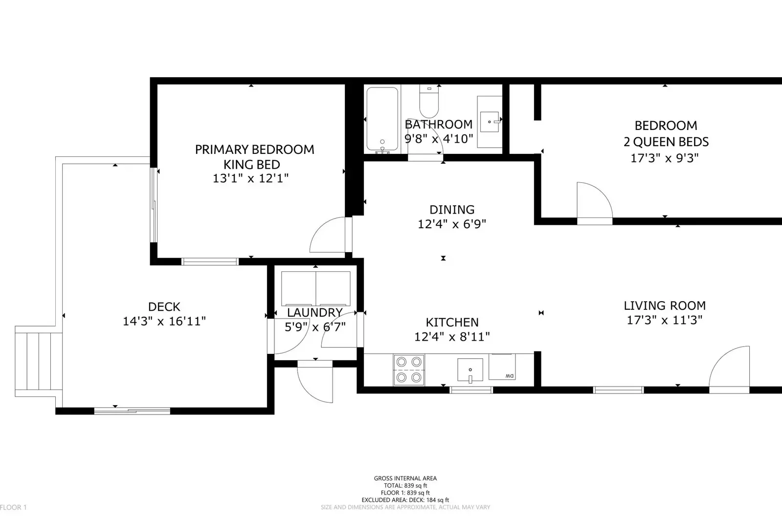 "The best! We had everything we needed. Fun stuff in the back. Games, fire pit, chairs, sand. It was awesome!" - Christine