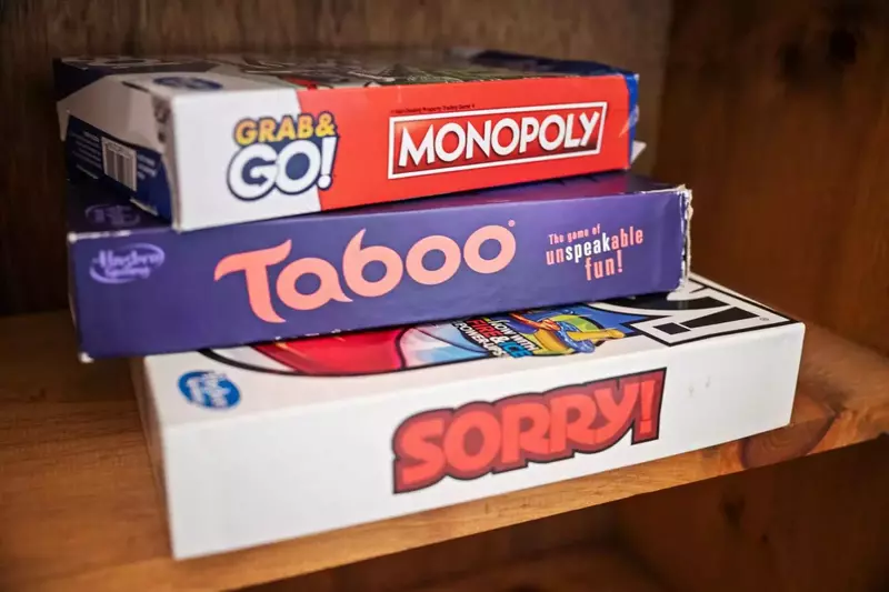 Have a game night with your friends and family with games from this rental's collection.