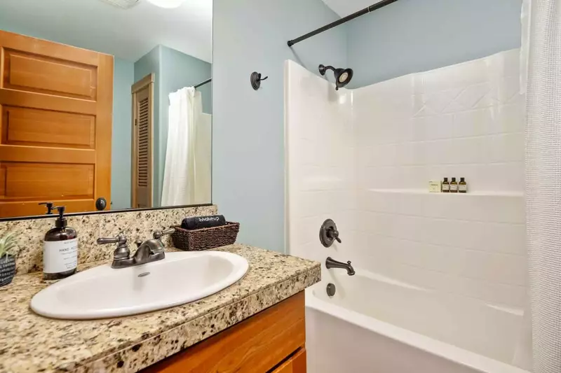 The showers are up to date and have excellent water pressure.