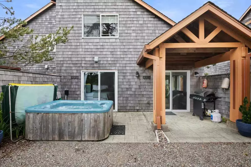 The hot tub is a favorite amenity perfect during warm summers and chilly winters.