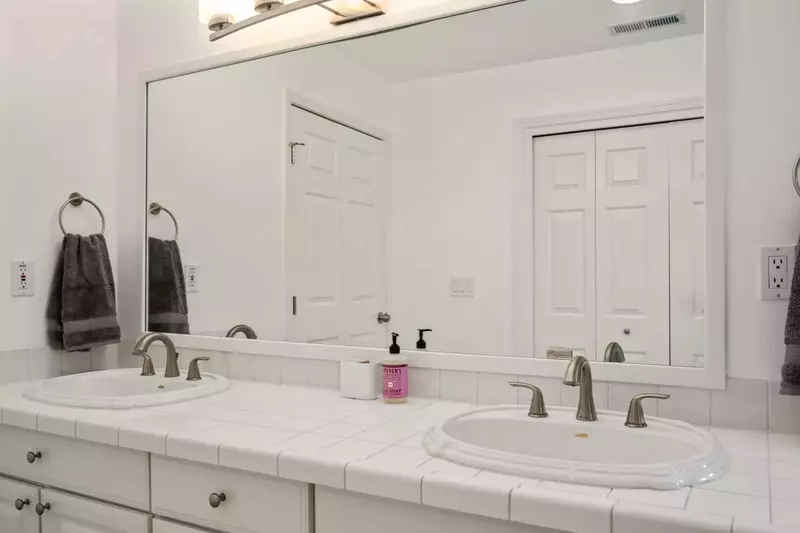 The bathrooms are luxurious and built with care.