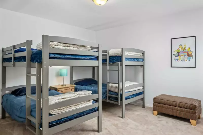 The bunk room is a perfect place for kids and kids at heart!