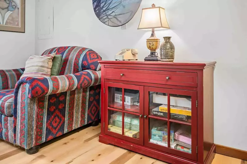 This rental has games, books, and puzzles for everyone to enjoy!