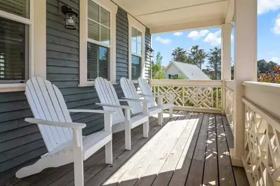 Summer and fall on the Oregon Coast can be very warm, and Winter and Spring can be very nice too!  Perfect weather for relaxing on the porch.