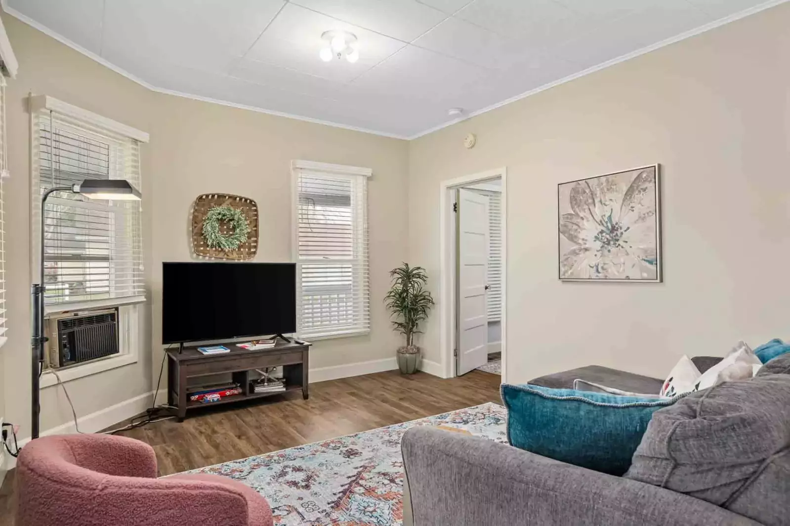 Watch you favorite movies and shows on this smart tv.