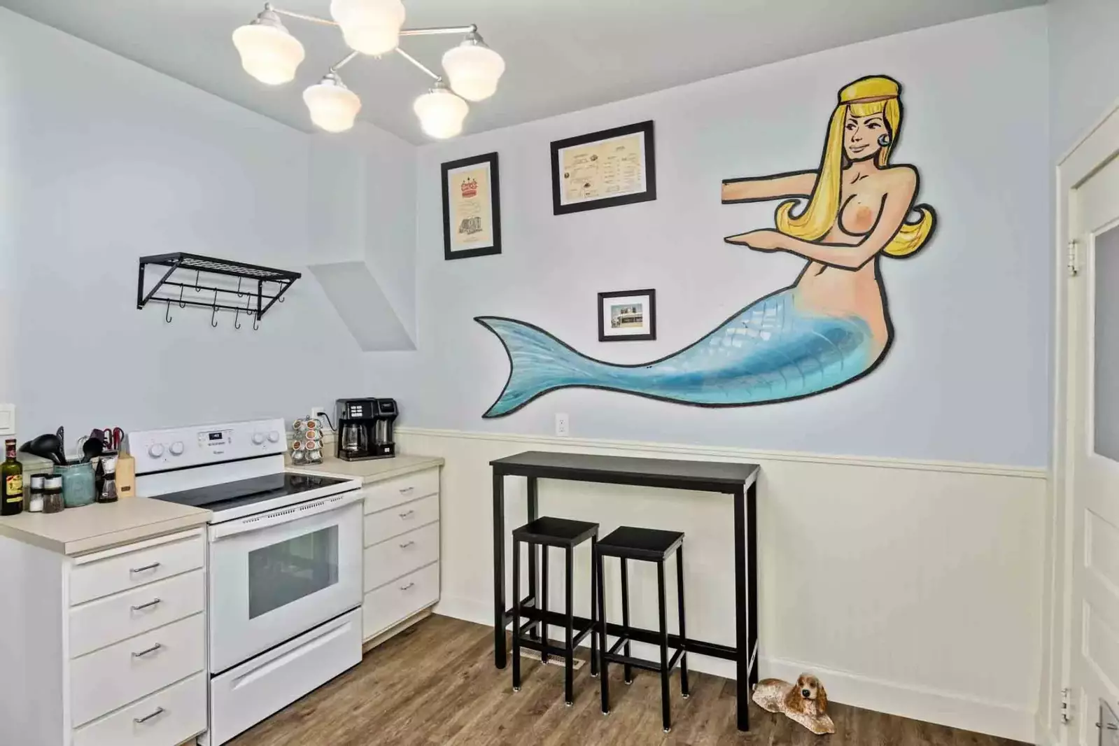 It's quite the story .. read the description for the full explanation on the Mermaid!