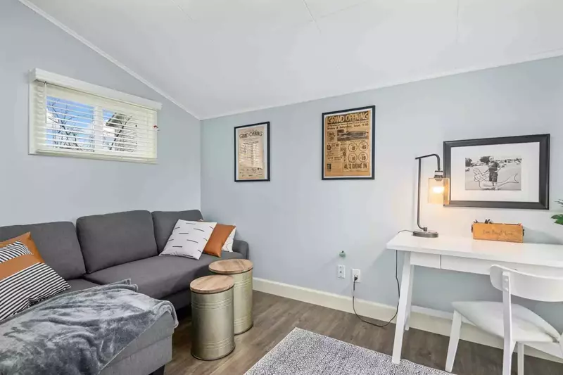 Pull out sofa in the office