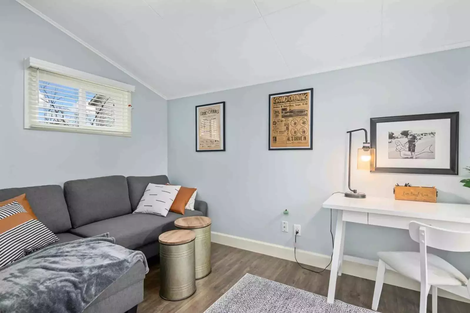 Pull out sofa in the office