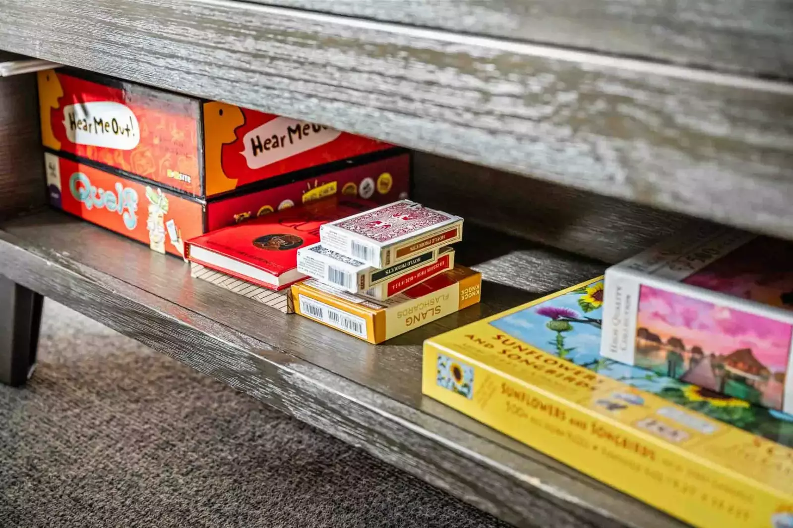 Host a game night in the game room!