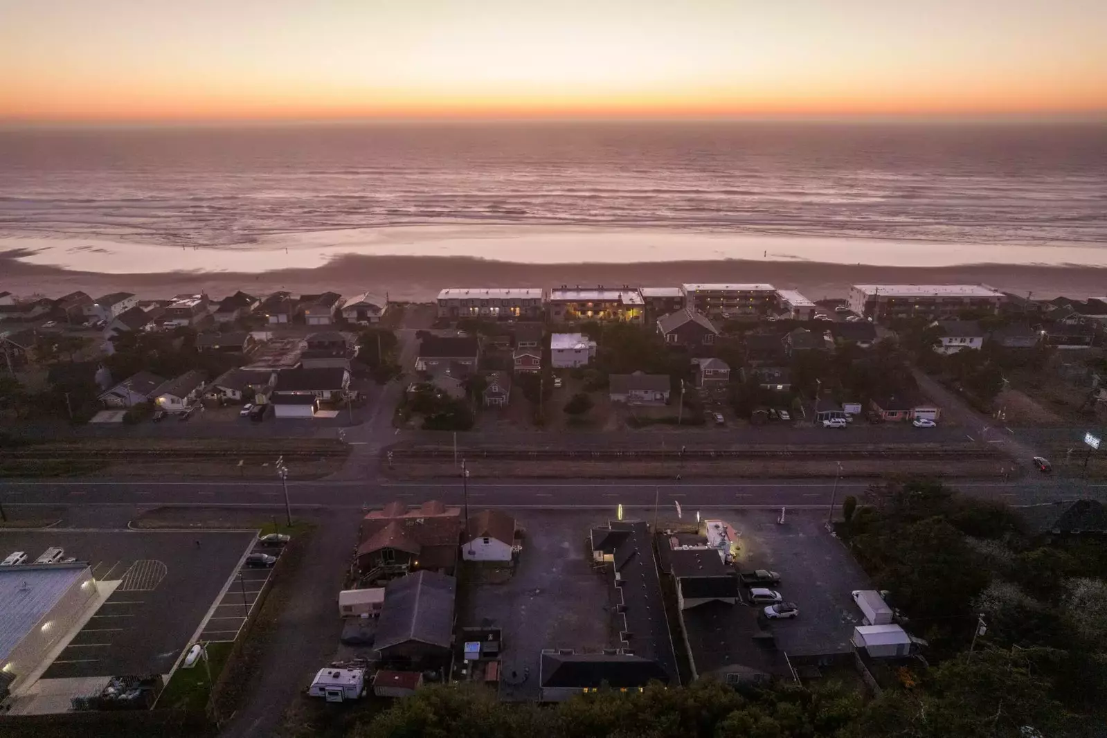 The sunsets on the Oregon Coast are enchanting.