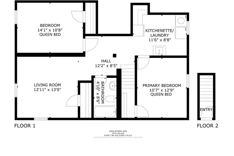A detailed floor plan of Kasari.