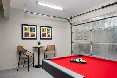 The game room is a fun place to hang out with friends and family.