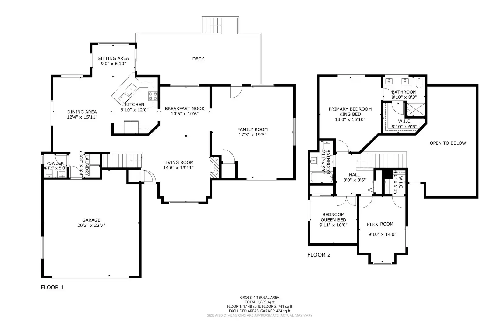 Bridlemile Cottage has ample space to enjoy, relax,and recharge.