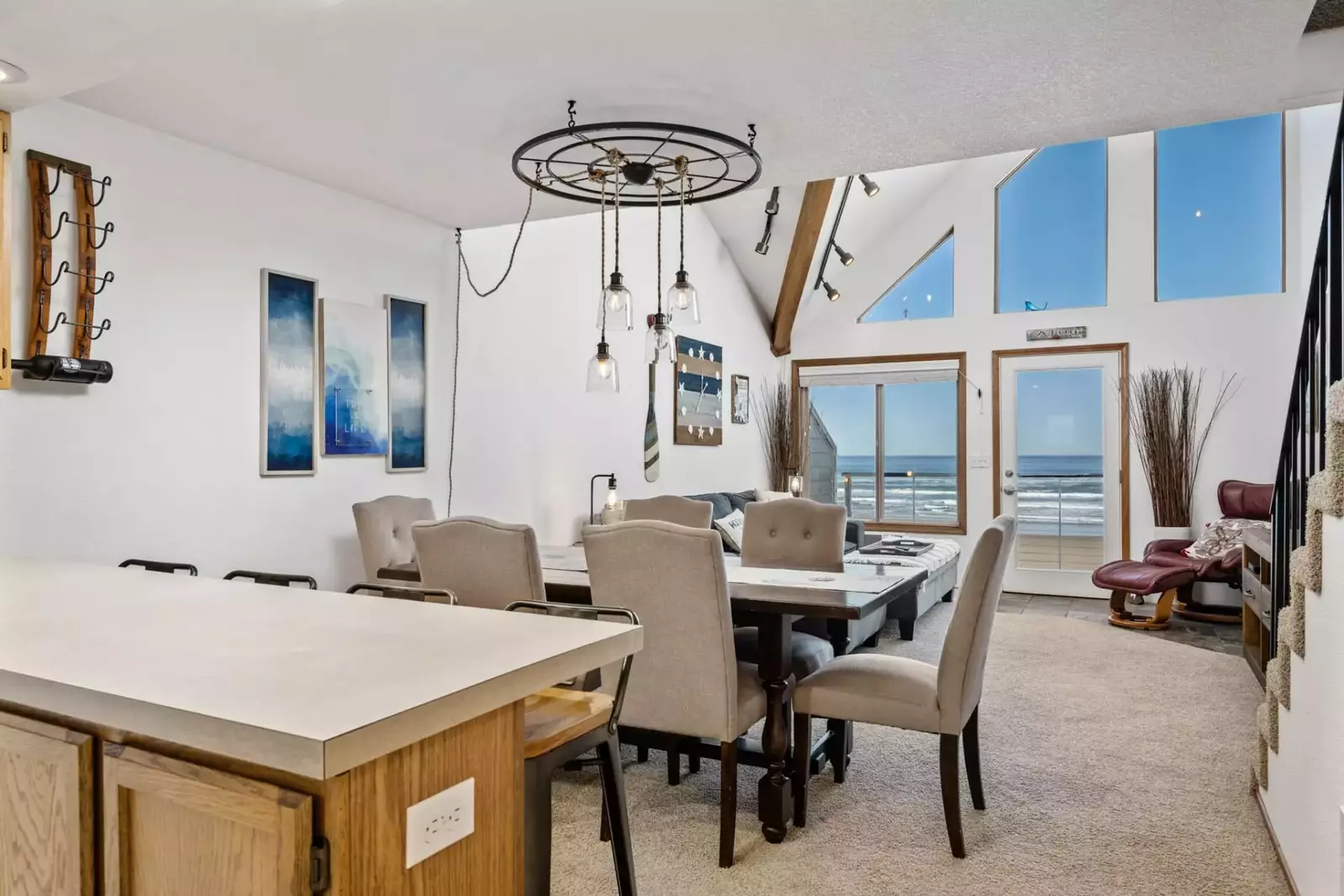 Enjoy the breathtaking views from almost any angle in this wonderful condo.