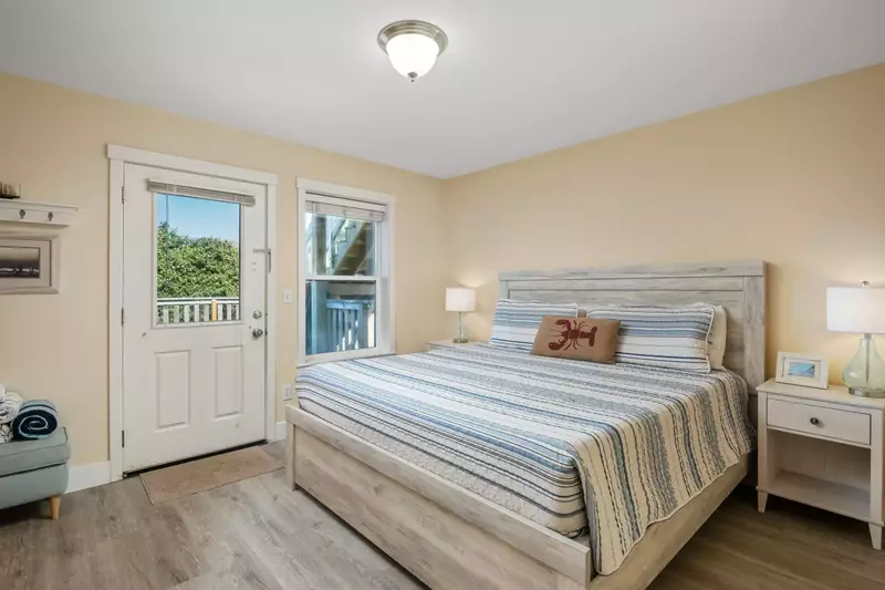 The bedrooms are all very spacious with charming decor.