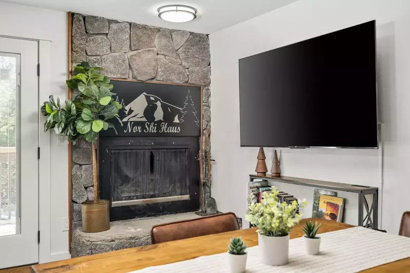 Each unit has a cozy fireplace to enjoy after a day playing in the snow!