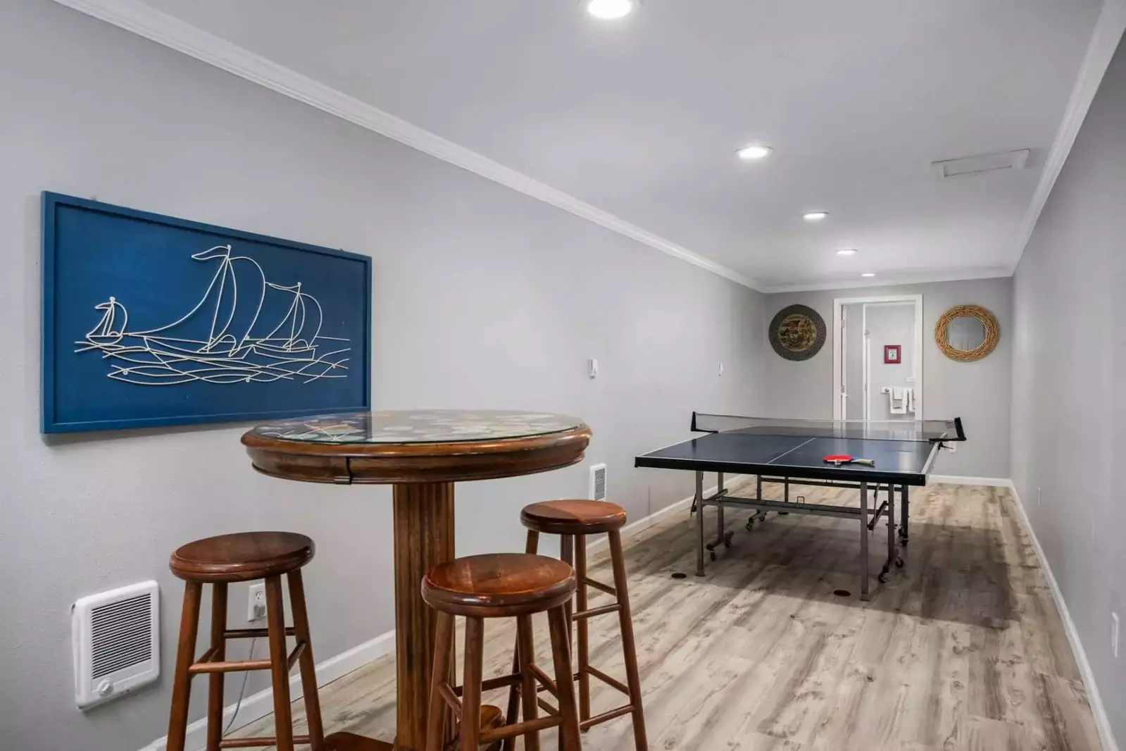 This rental has a ping pong table for more fun!