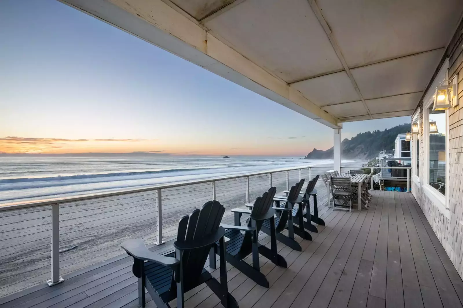 The sunsets on the Oregon Coast are enchanting.