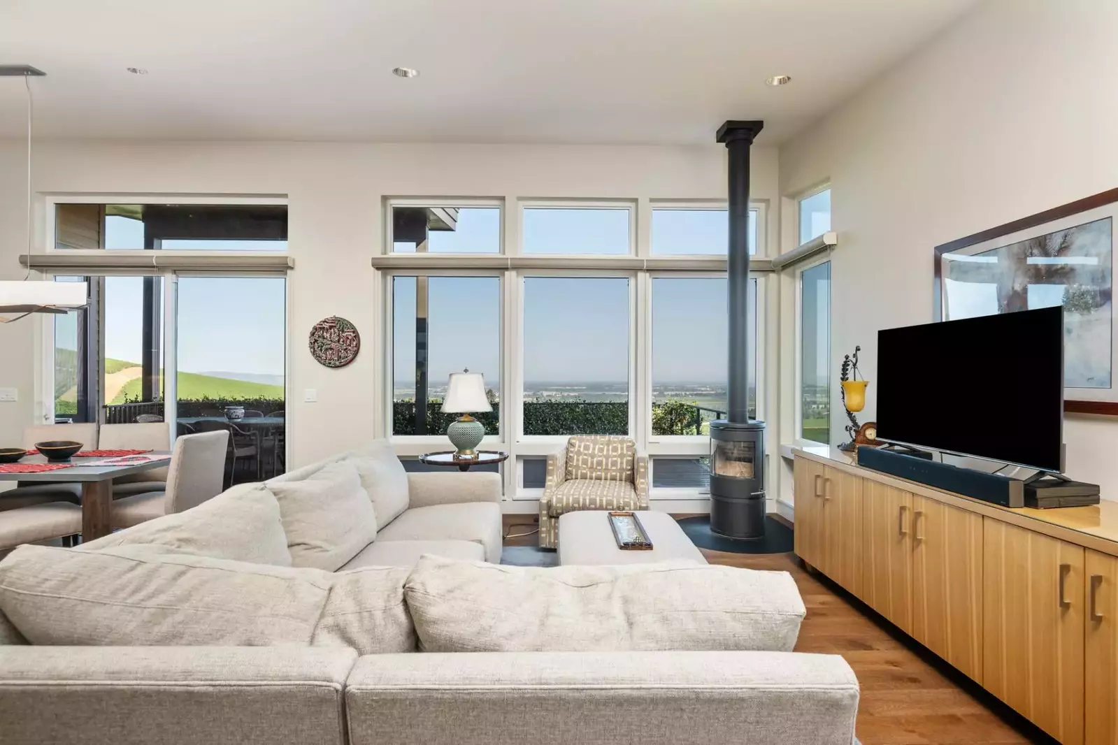 Watch you favorite movies, shows, and sports on this smart tv after a day exploring the Willamette Valley.