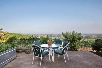 Enjoy basking in the expansive views of the Willamette Valley.
