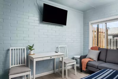 Watch you favorite movies, shows, and sports on this smart tv.