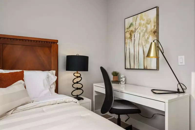 This rental is a perfect place to work from home away from home.