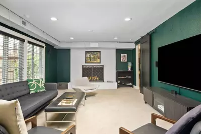 Watch you favorite movies, shows, and sports on this large smart tv.