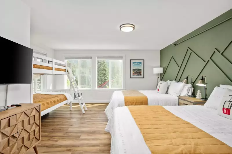 This bunk room is a perfect place for kids and kids at heart!