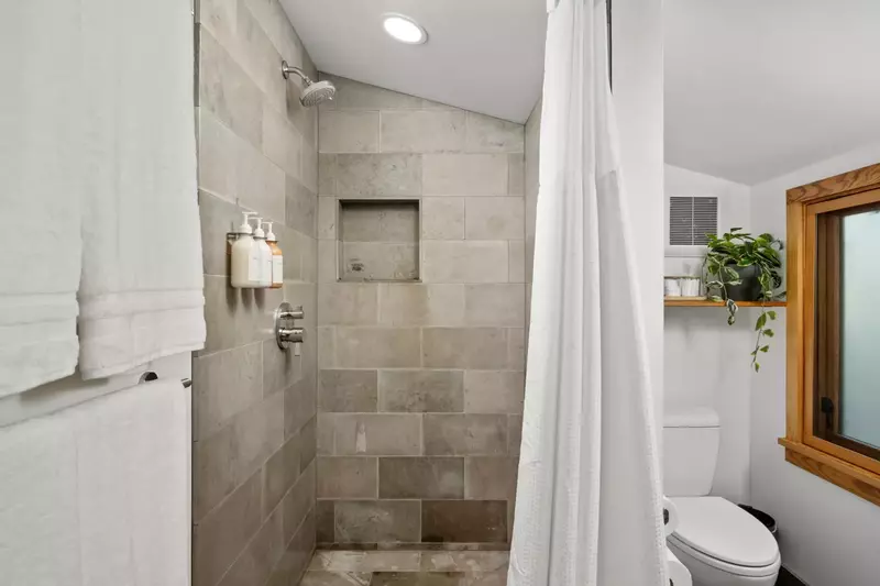 "The views are stunning. The kitchen has everything you need. The bathroom is roomy and the open space is lovely and full of light." - Anne