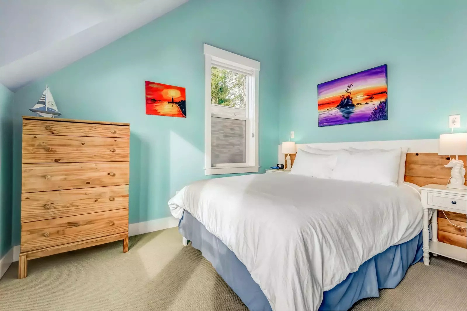 "This was a beautiful house, just a pictured. The beds were all comfortable and the kitchen was well stocked. The fireplace was a nice perk." - Erica