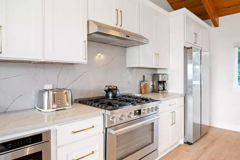 The kitchen had everything we needed to cook all of our meals at the house.-Sarah