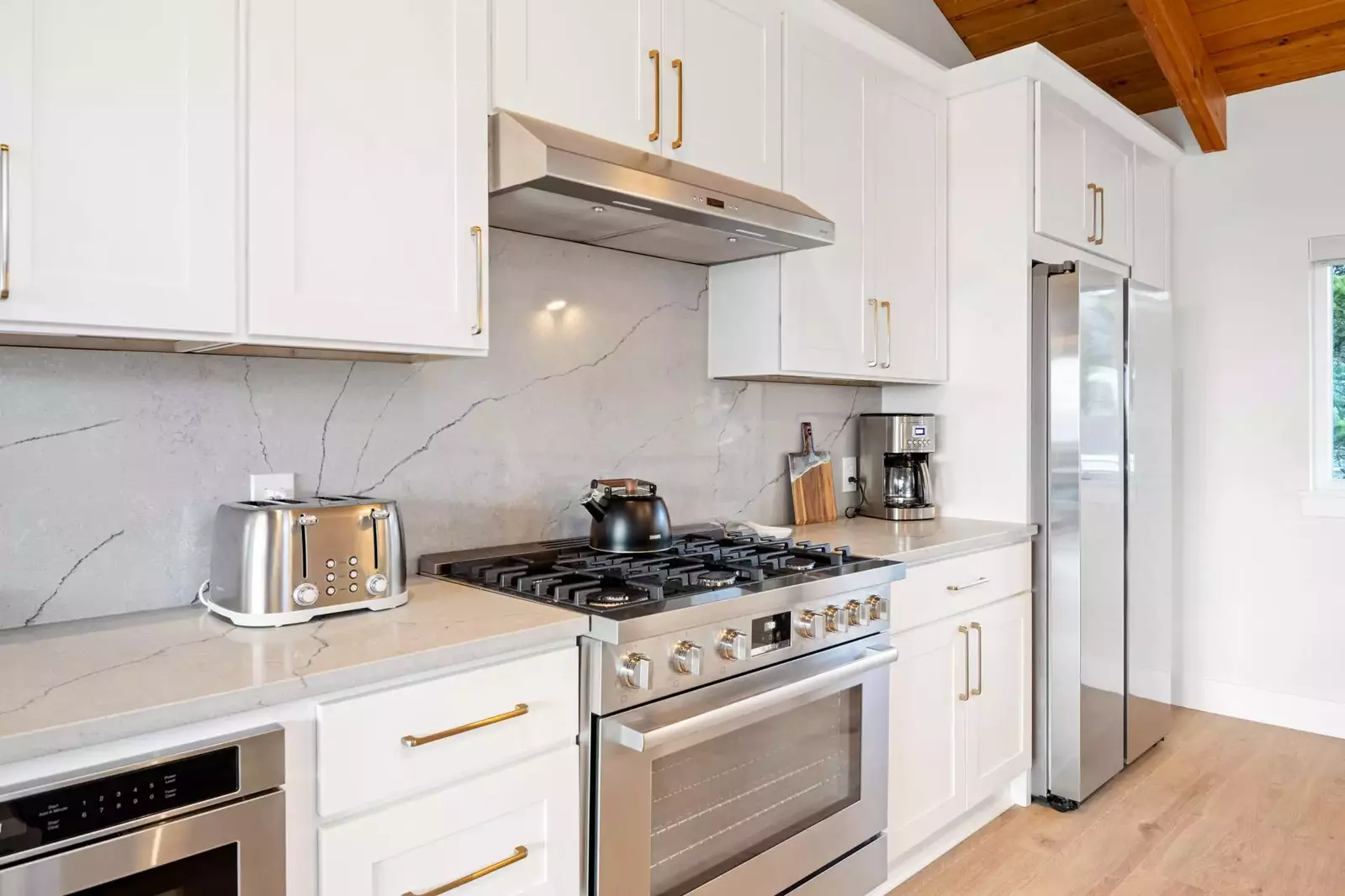 The kitchen had everything we needed to cook all of our meals at the house.-Sarah