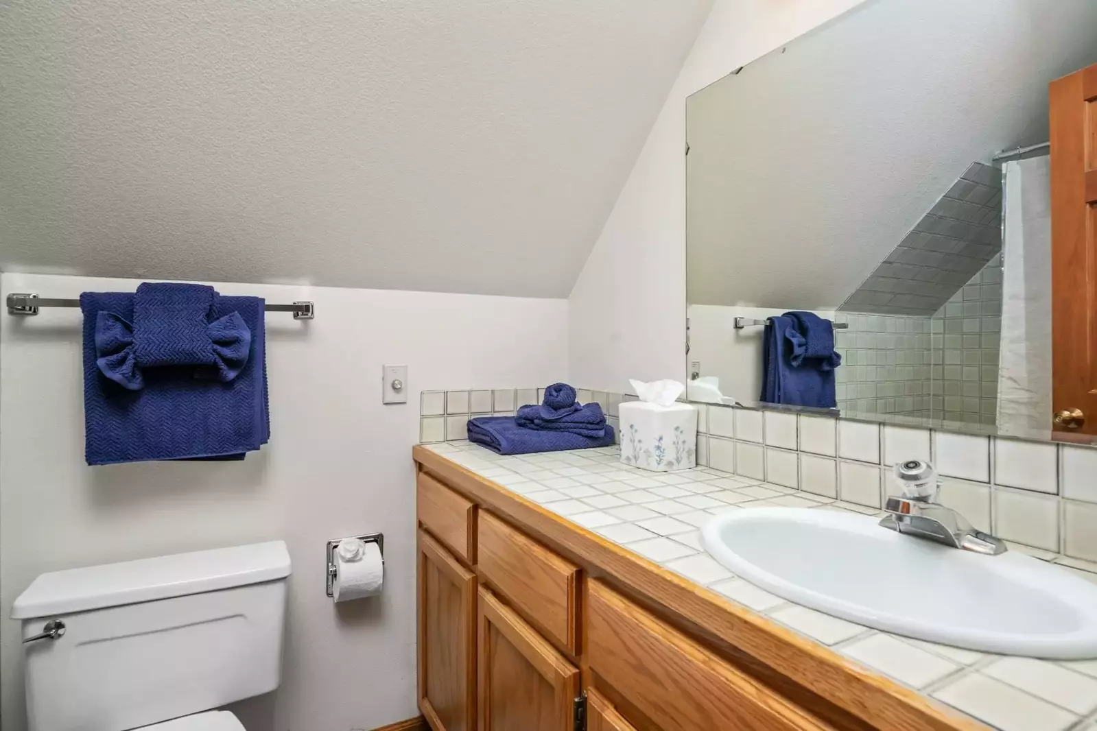 The bathrooms are luxurious and built with care.