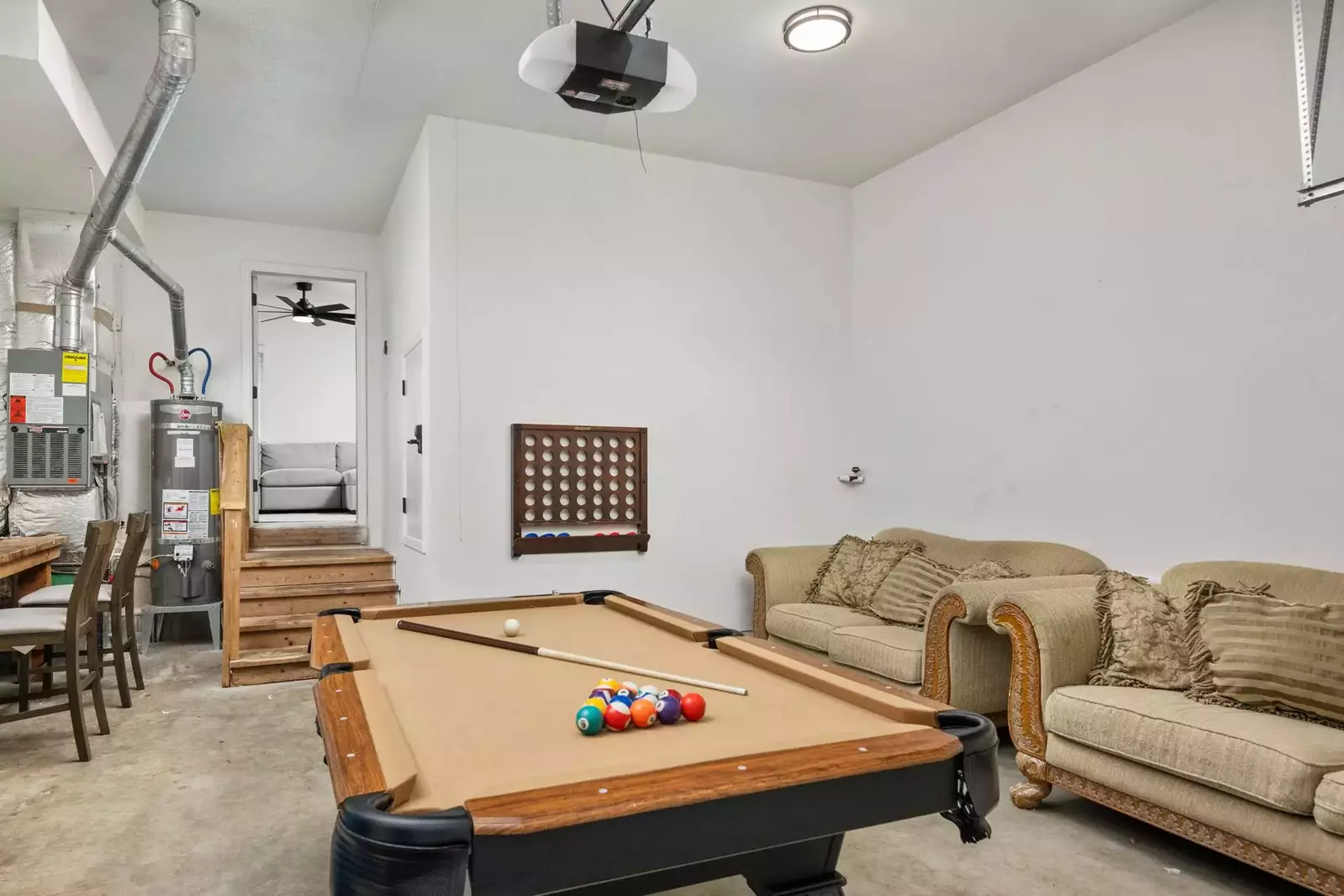 Enjoy a billiards and other fun activities in the game room.