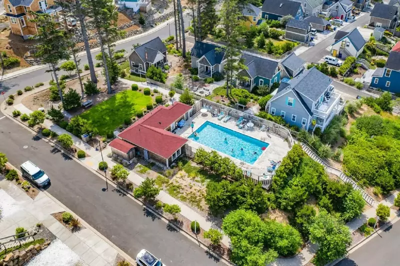 The Olivia Beach neighborhood also features a community pool open in the summer.