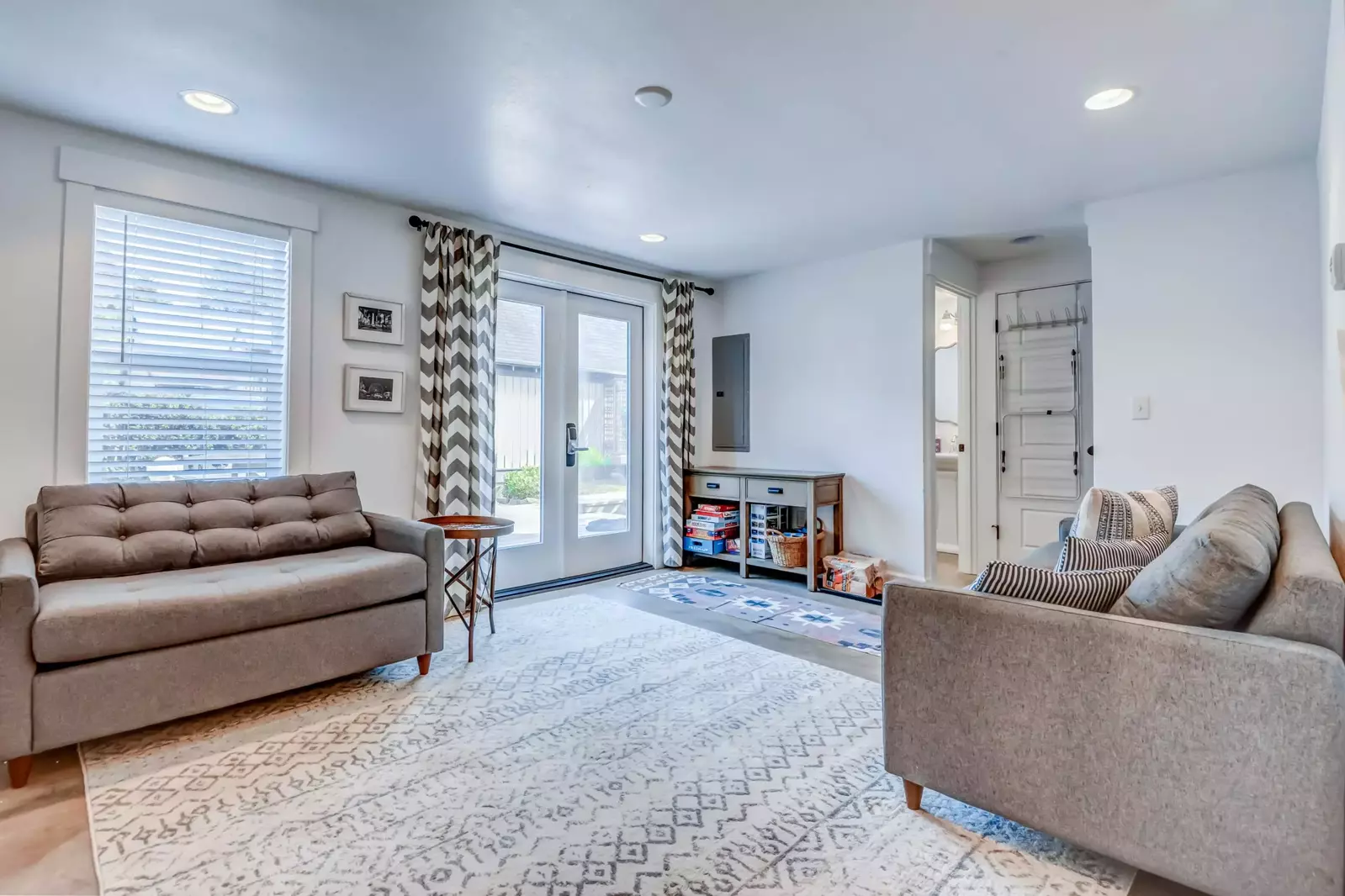 Have a game night with your friends and family with games from this rental's collection.