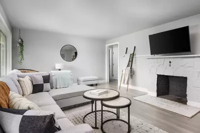 Watch you favorite movies, shows, and sports on this smart tv.