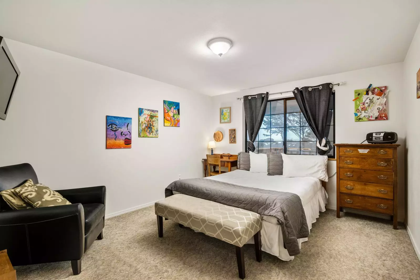 All the beds are updated and incredibly comfortable. Another feature that makes this rental so relaxing!