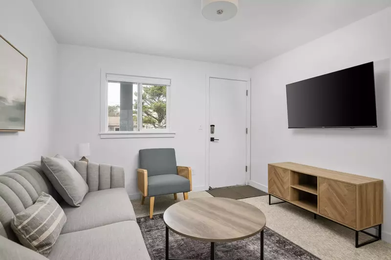 Watch you favorite movies, shows, and sports on this smart tv after a day exploring the Oregon Coast.