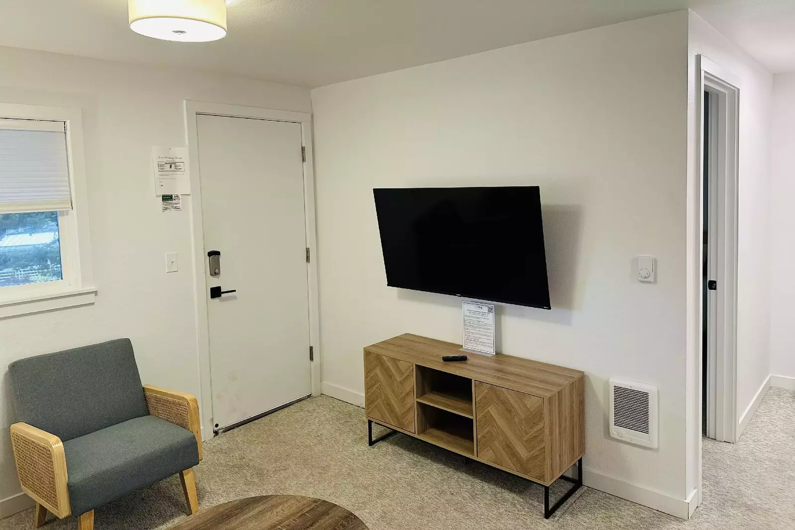 Watch you favorite movies, shows, and sports on this smart tv after a day exploring the Oregon Coast.