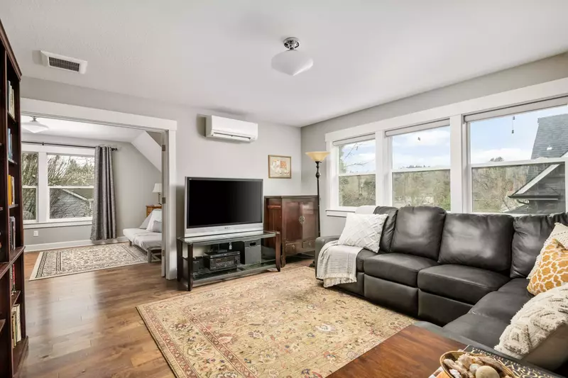 Watch you favorite movies, shows, and sports on this smart tv after a day exploring Portland.