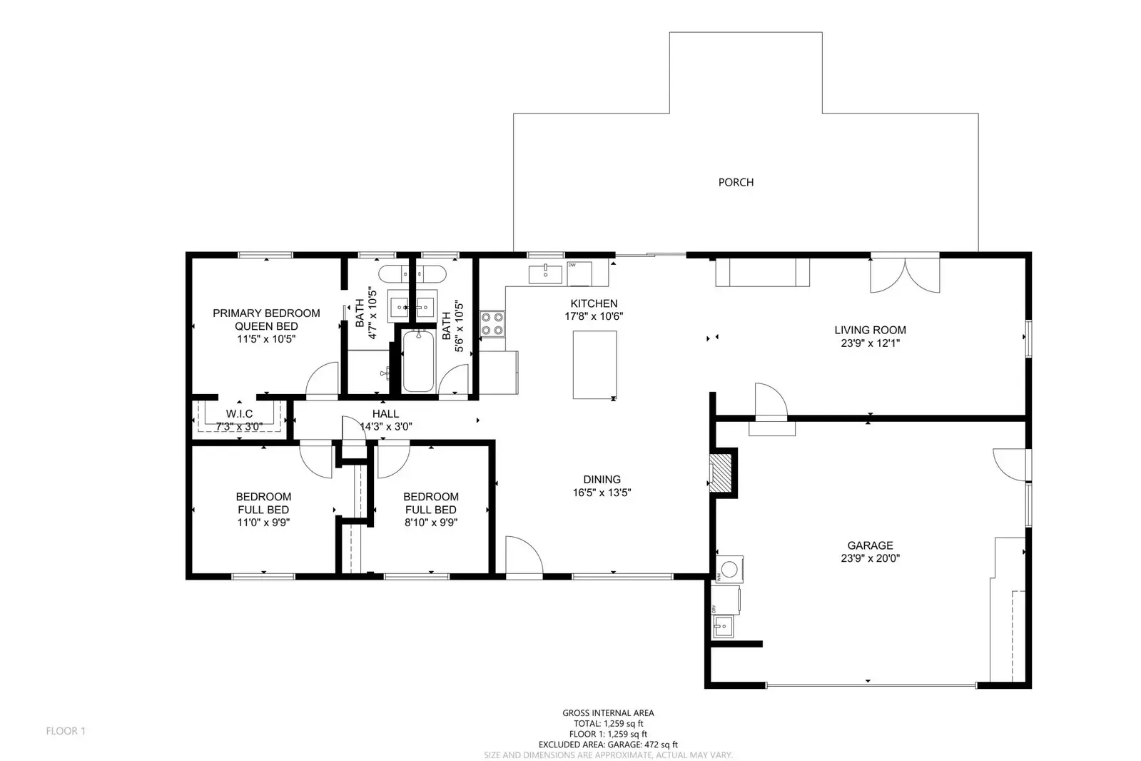 This rental has ample space for relaxing and recharging as you enjoy the wonders of Oregon.