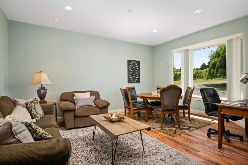 This rental has a home office set up so you can work from home while away from home.