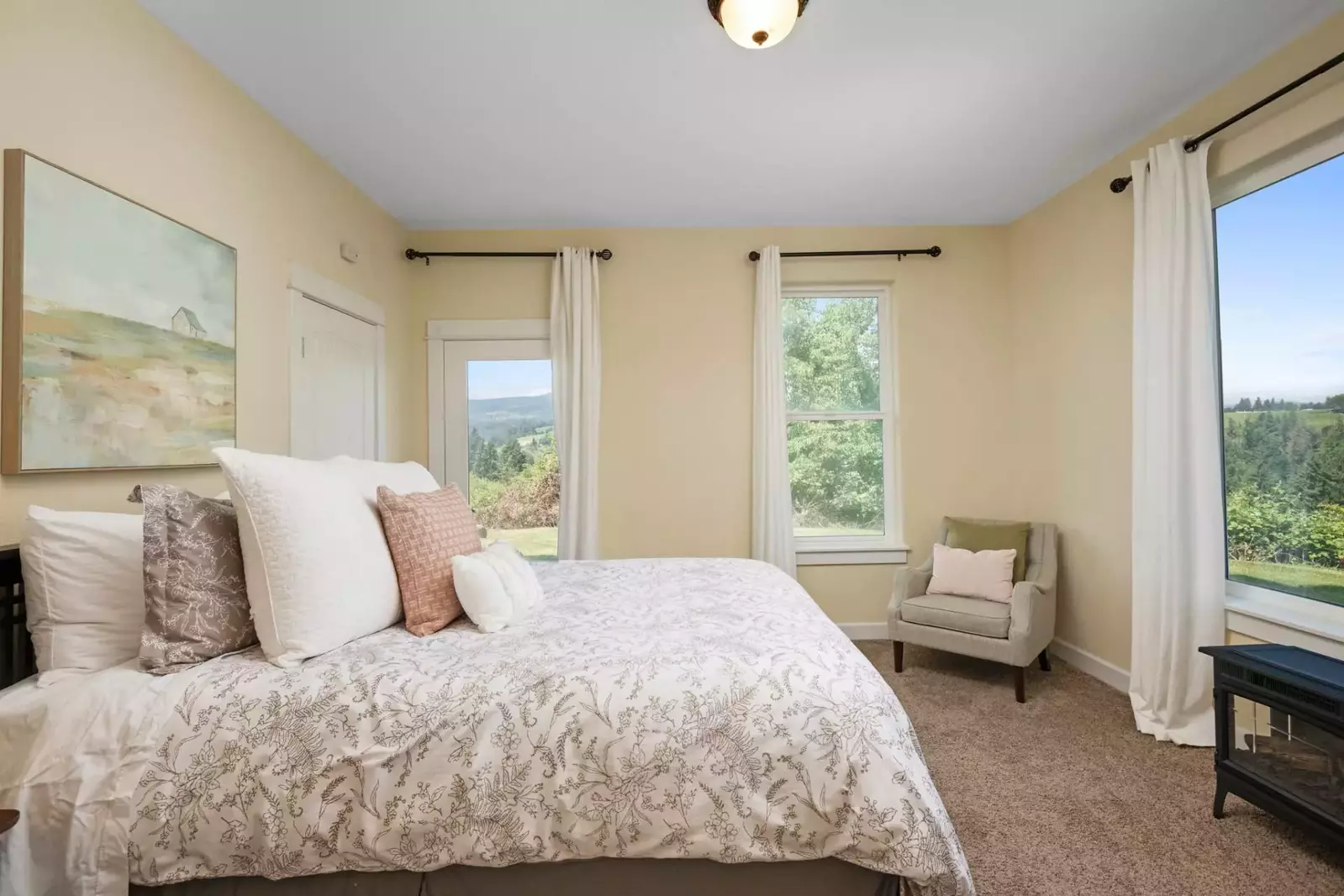 The beds are all updated and incredibly comfortable. It will be a challenge to not sleep in.