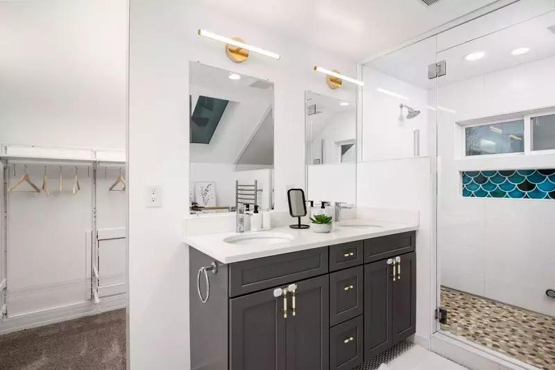 The bathrooms are luxurious and built with care.