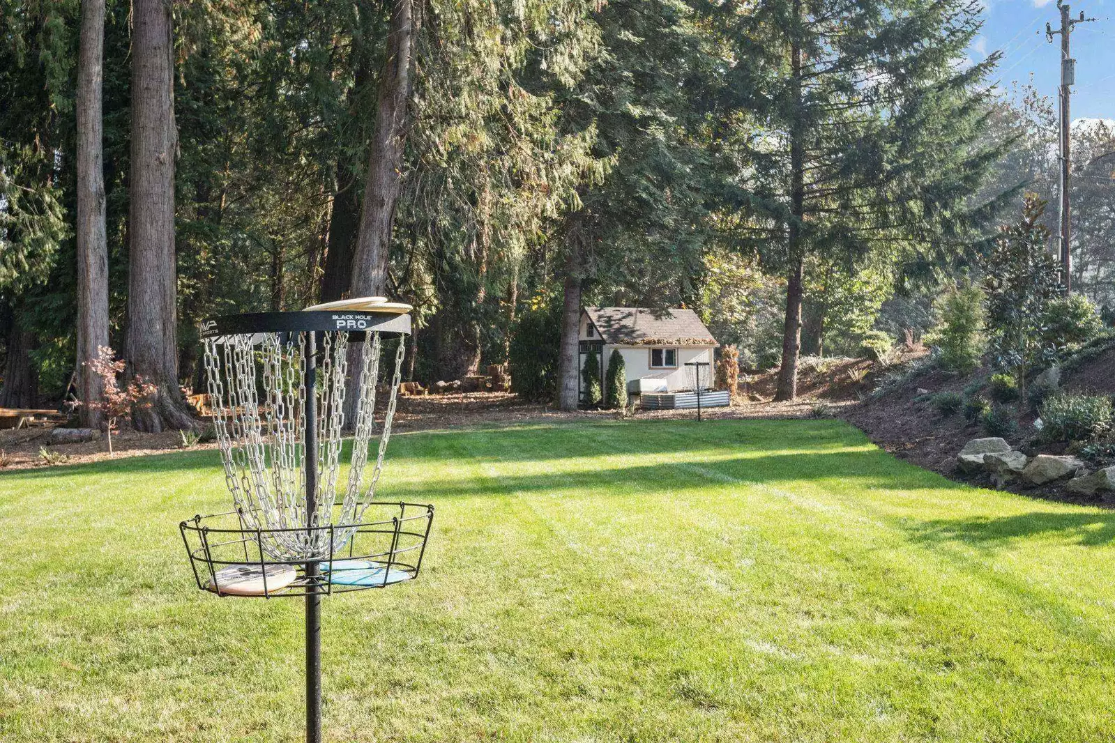 Enjoy a game or two of disc golf!