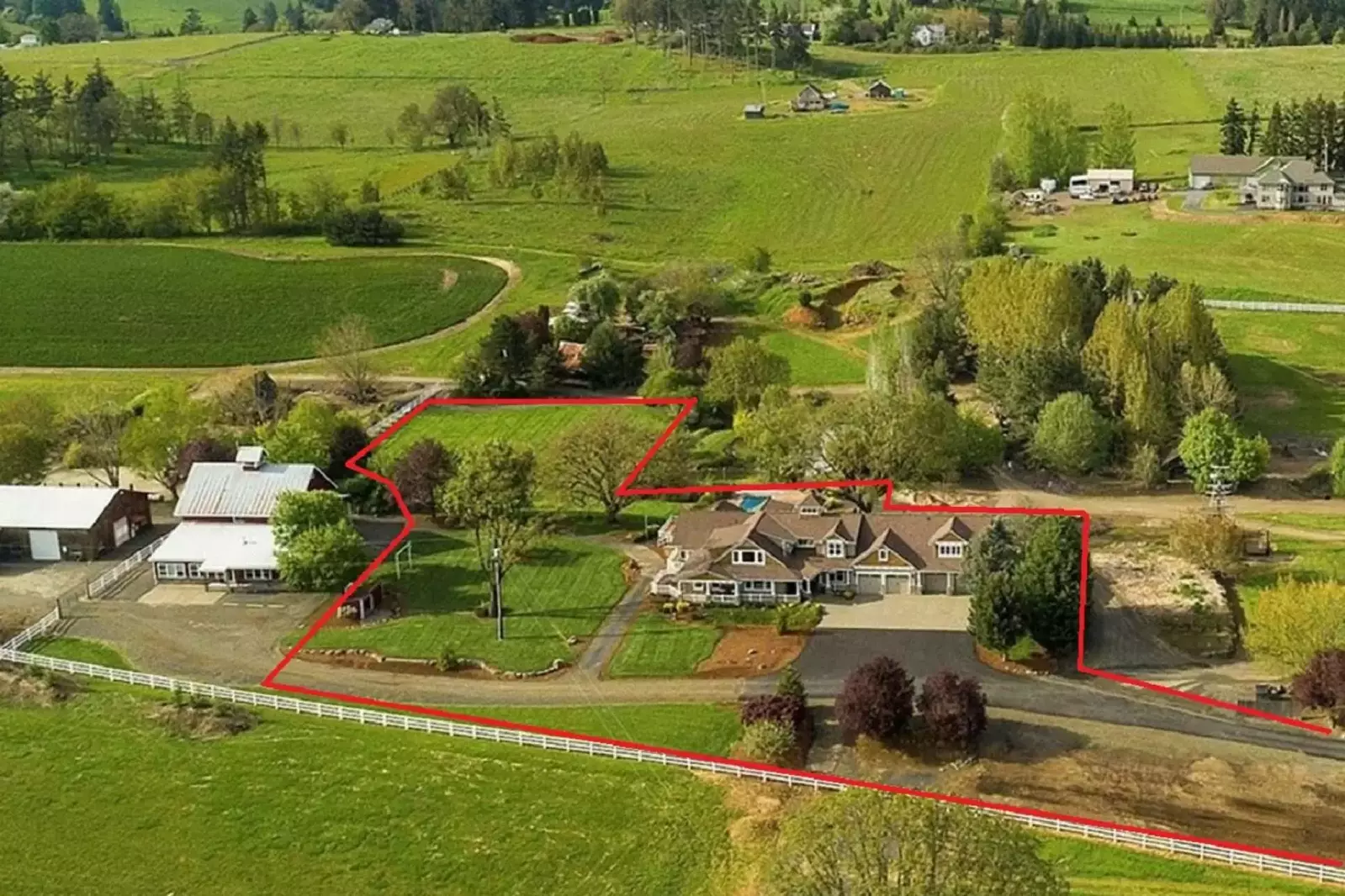 Please note, the red border includes the area you are renting. Everything else is private property and prohibited.