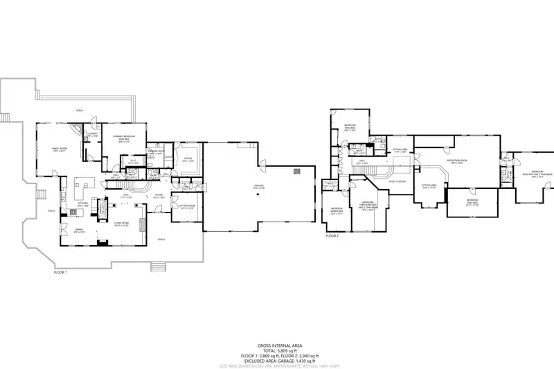 A detailed floor plan of this rental.